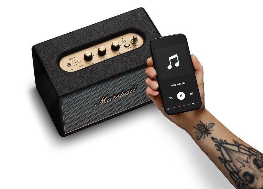 marshall acton IV black speaker