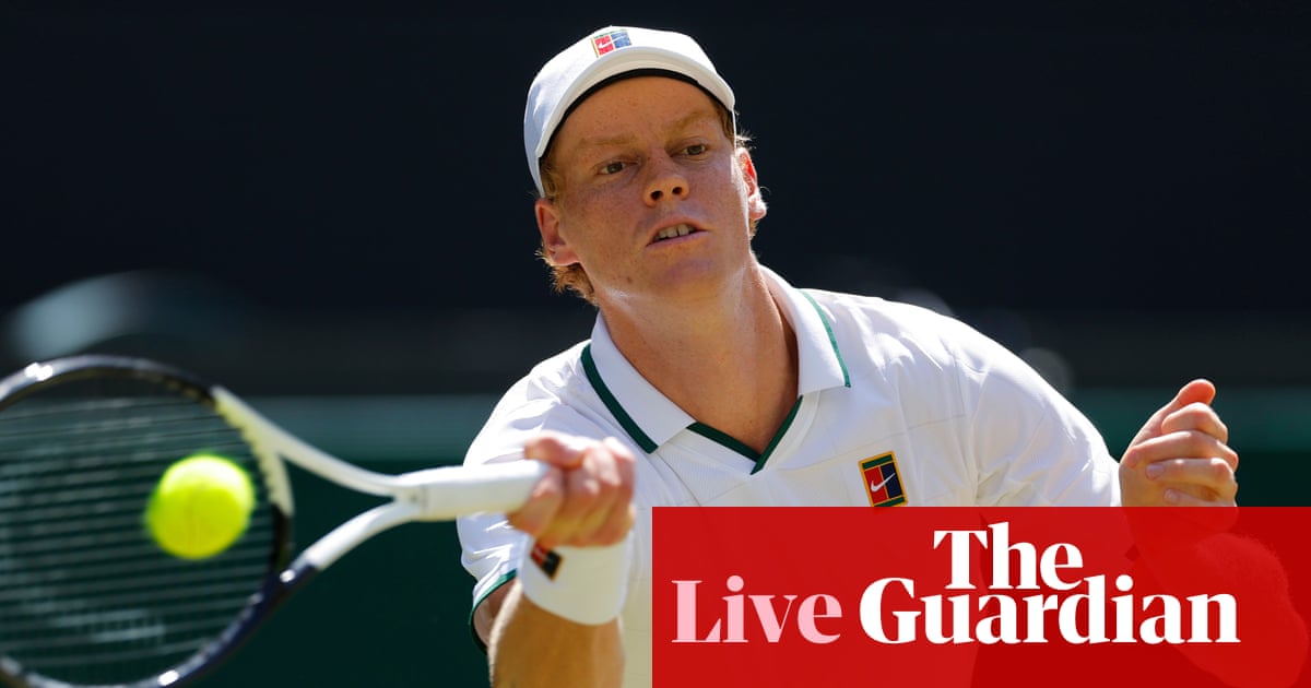Wimbledon 2026 quarter-finals: Sinner sweeps past Struff; Gauff edges out Pegula – live | Wimbledon 2026