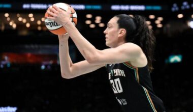 New York Liberty forward Breanna Stewart.