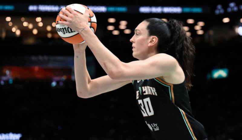 New York Liberty forward Breanna Stewart.