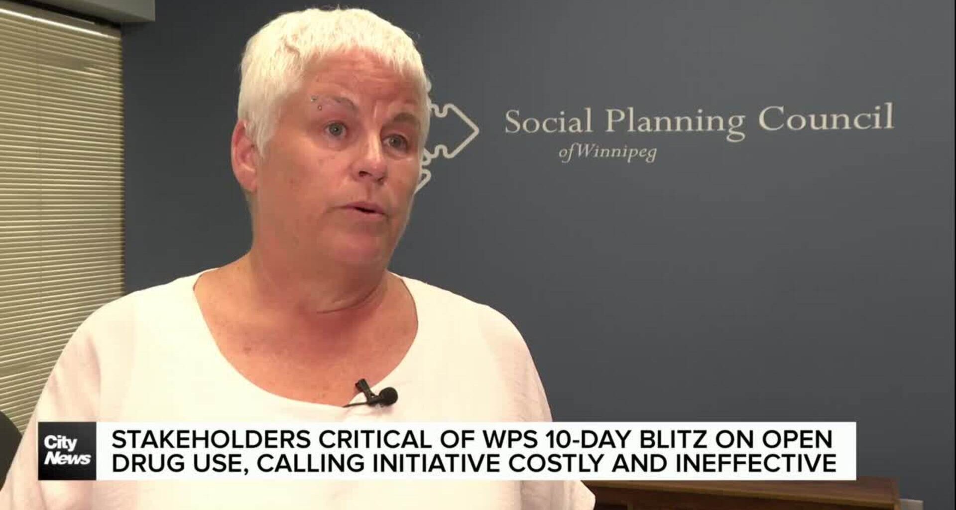 Winnipeg stakeholders critical of WPS 10-day open drug use initiative
