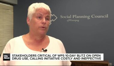 Winnipeg stakeholders critical of WPS 10-day open drug use initiative