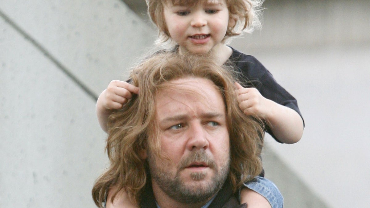 Russell Crowe celebrates his muscly son's 20th birthday with a flex; The resemblance is uncanny