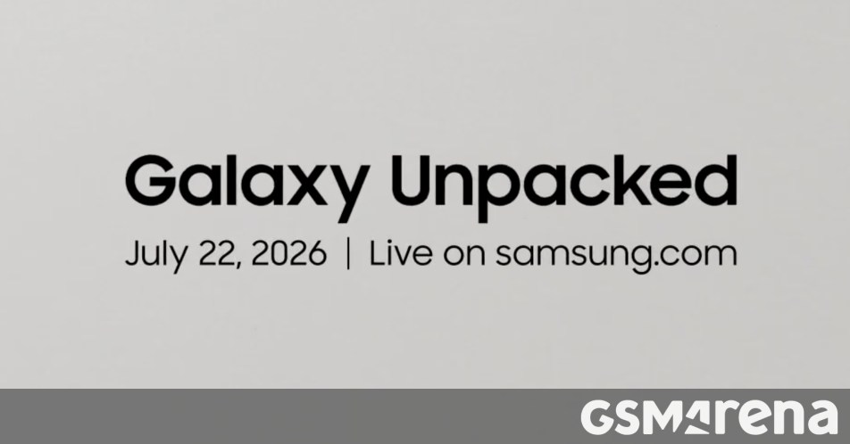 Samsung confirms Galaxy Unpacked event for July 22, wide foldable expected