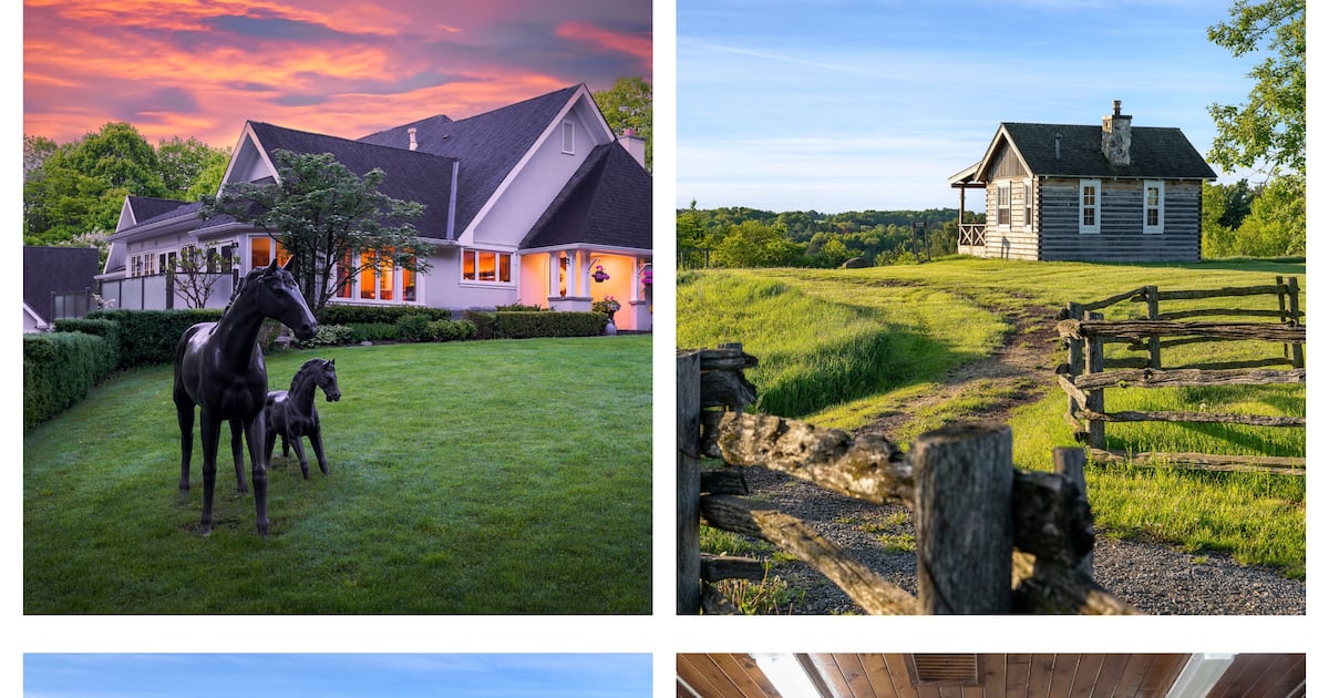 This sprawling estate north of Toronto features four homes and world-class equestrian facilities – CP24