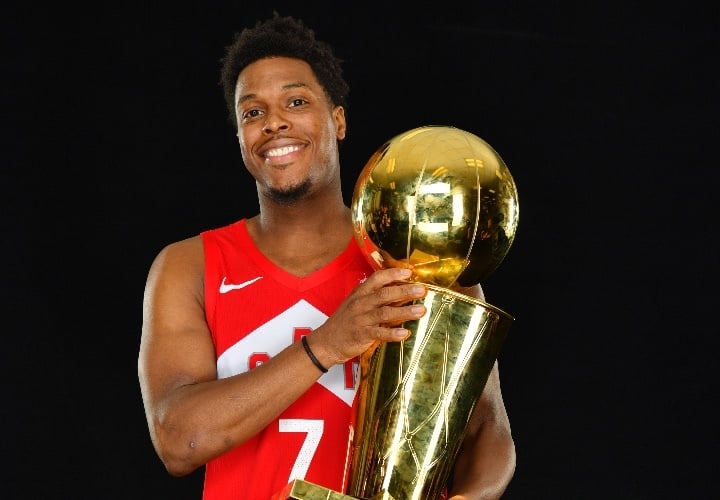 Kyle Lowry, Larry O'Brien Trophy