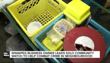 Winnipeg business owner leads his own community patrol to help combat crime in his neighbourhood