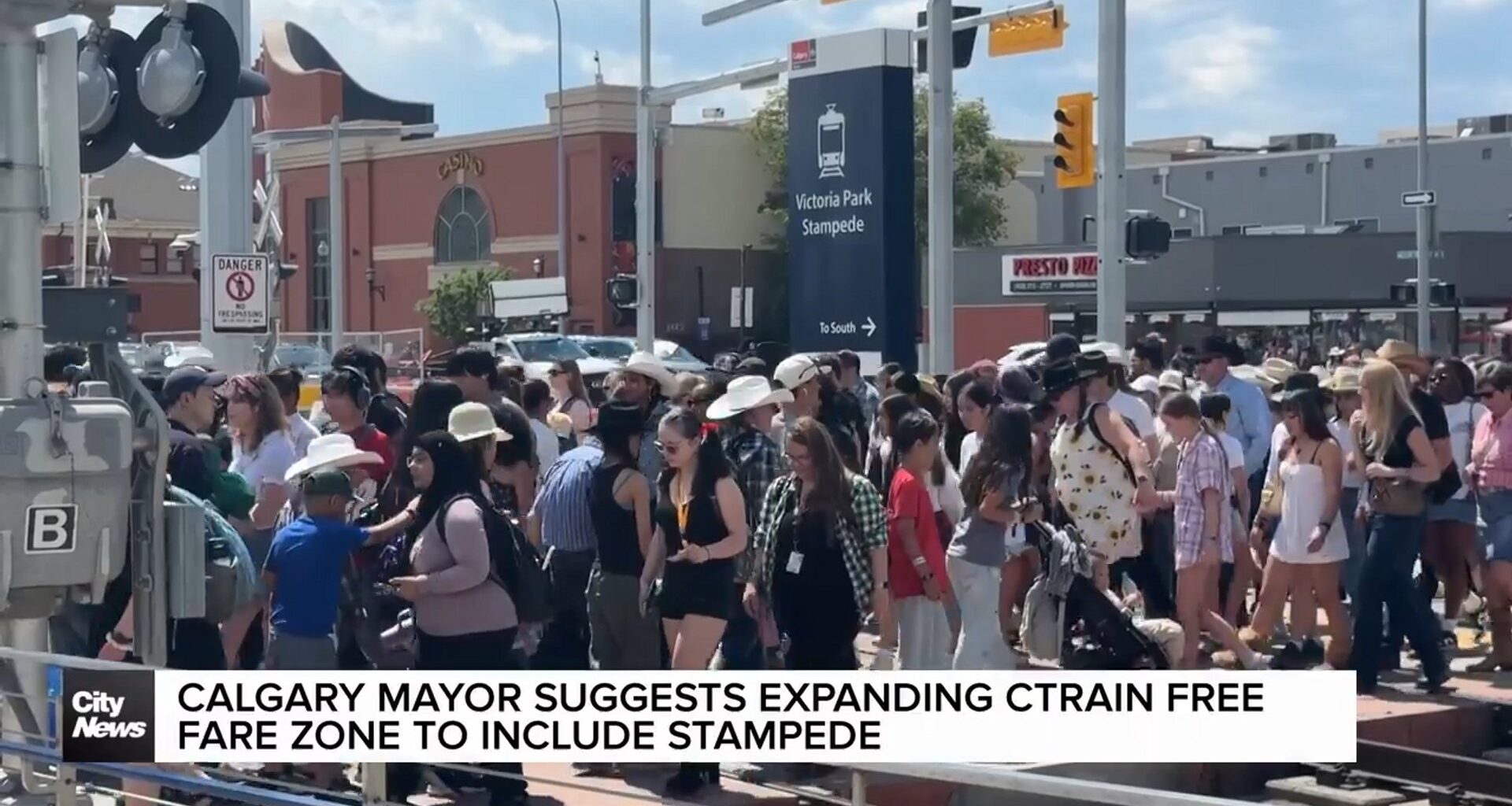 Calgary mayor suggests expanding CTrain Free fare zone to include Stampede