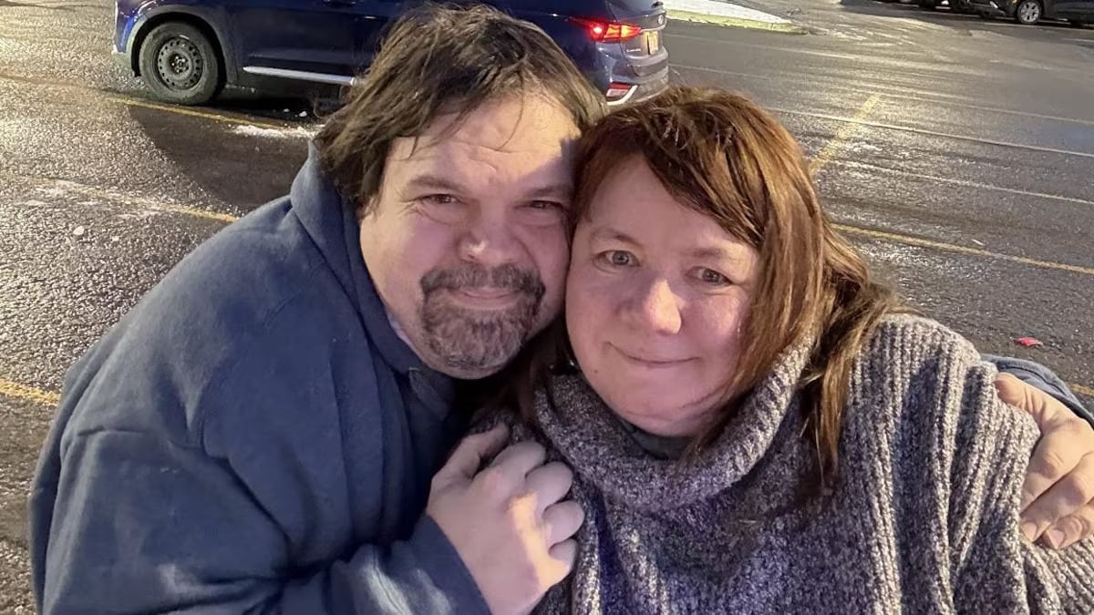 Photo of Marie-Gervaise Pilon with her husband.