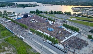 The Ottawa Blues Festival grounds at Lebreton Flats along the Ottawa River. Photo provided.