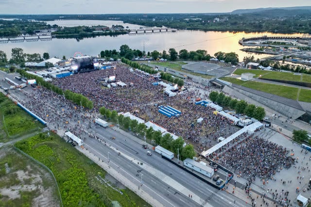The Ottawa Blues Festival grounds at Lebreton Flats along the Ottawa River. Photo provided.