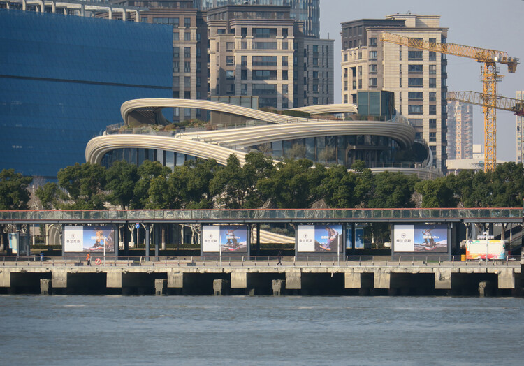 Paul Clemence Captures Heatherwick Studio's West Bund Orbit Along Shanghai's Huangpu River - Image 3 of 25