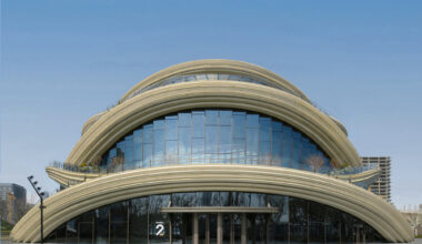 Paul Clemence Captures Heatherwick Studio's West Bund Orbit Along Shanghai's Huangpu River