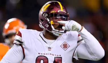 Commanders' $135 Million Duo Shut Out of Elite NFL Rankings