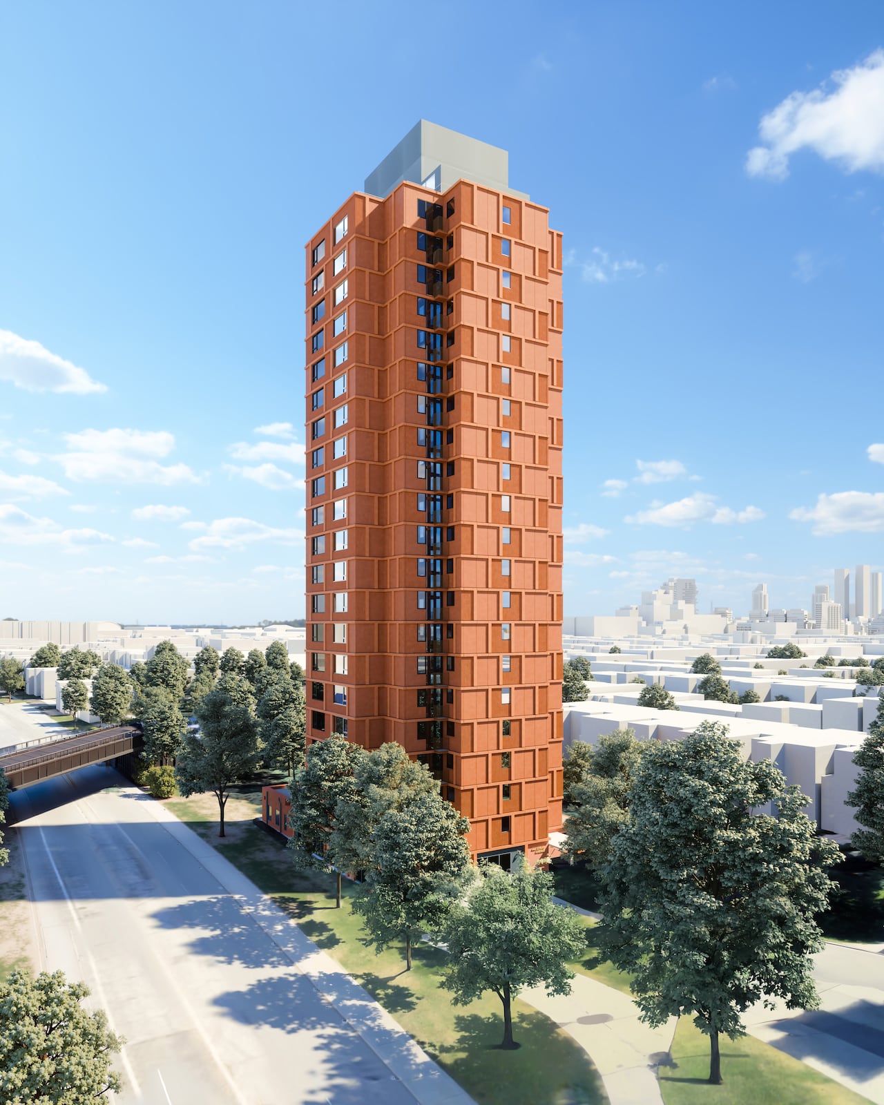 According to ERA Architects, the 160-unit seniors’ housing tower is being upgraded to today’s highest standards for energy efficiency, tenant comfort, and long-term sustainability.