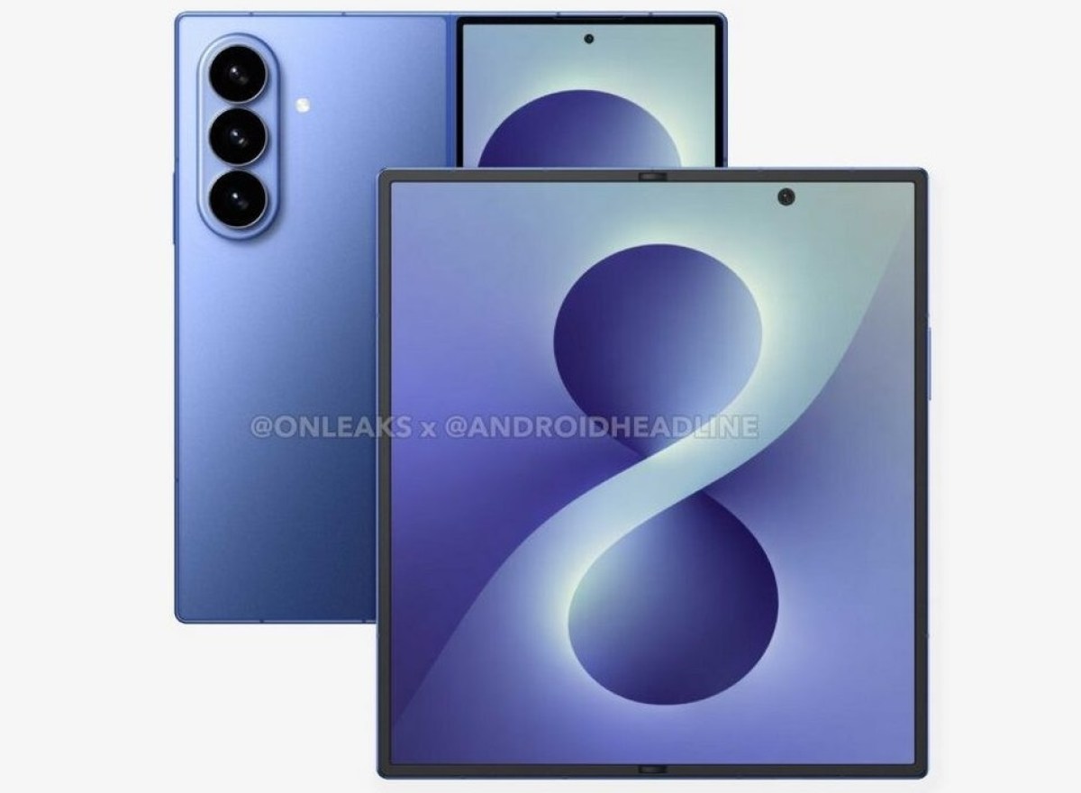 Leaked Samsung Galaxy Z Fold8 Ultra render