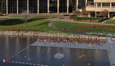 New swimming dock opens near history museum