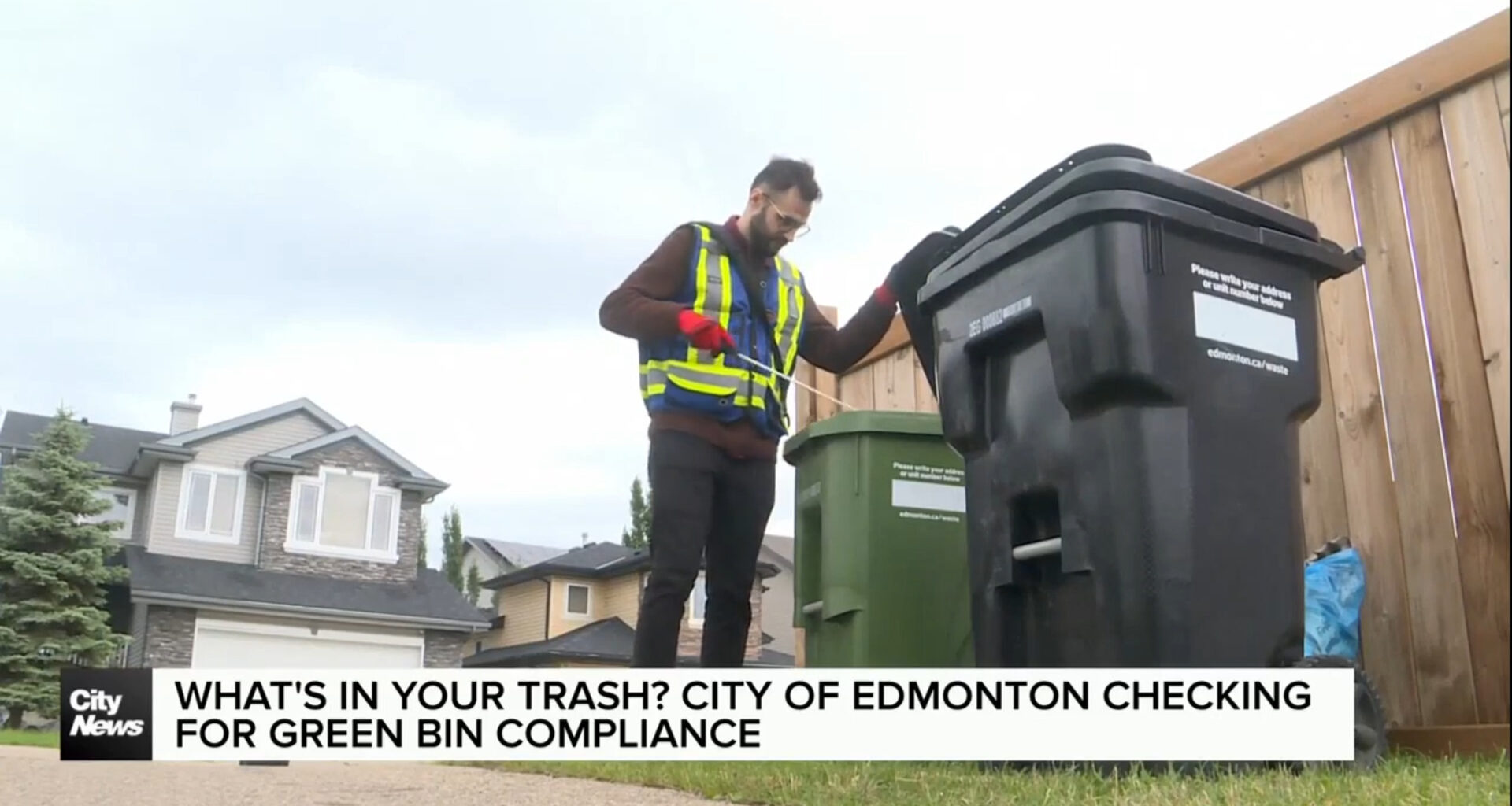 What’s in your trash? City of Edmonton checking for green bin compliance