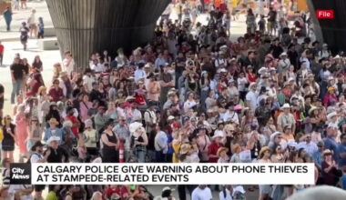 Calgary police give warning about phone thieves at Stampede-related events
