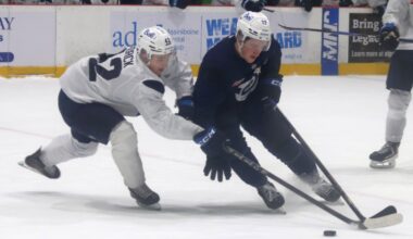 Owen Martin relies on experience at second Winnipeg Jets development camp – The Carillon