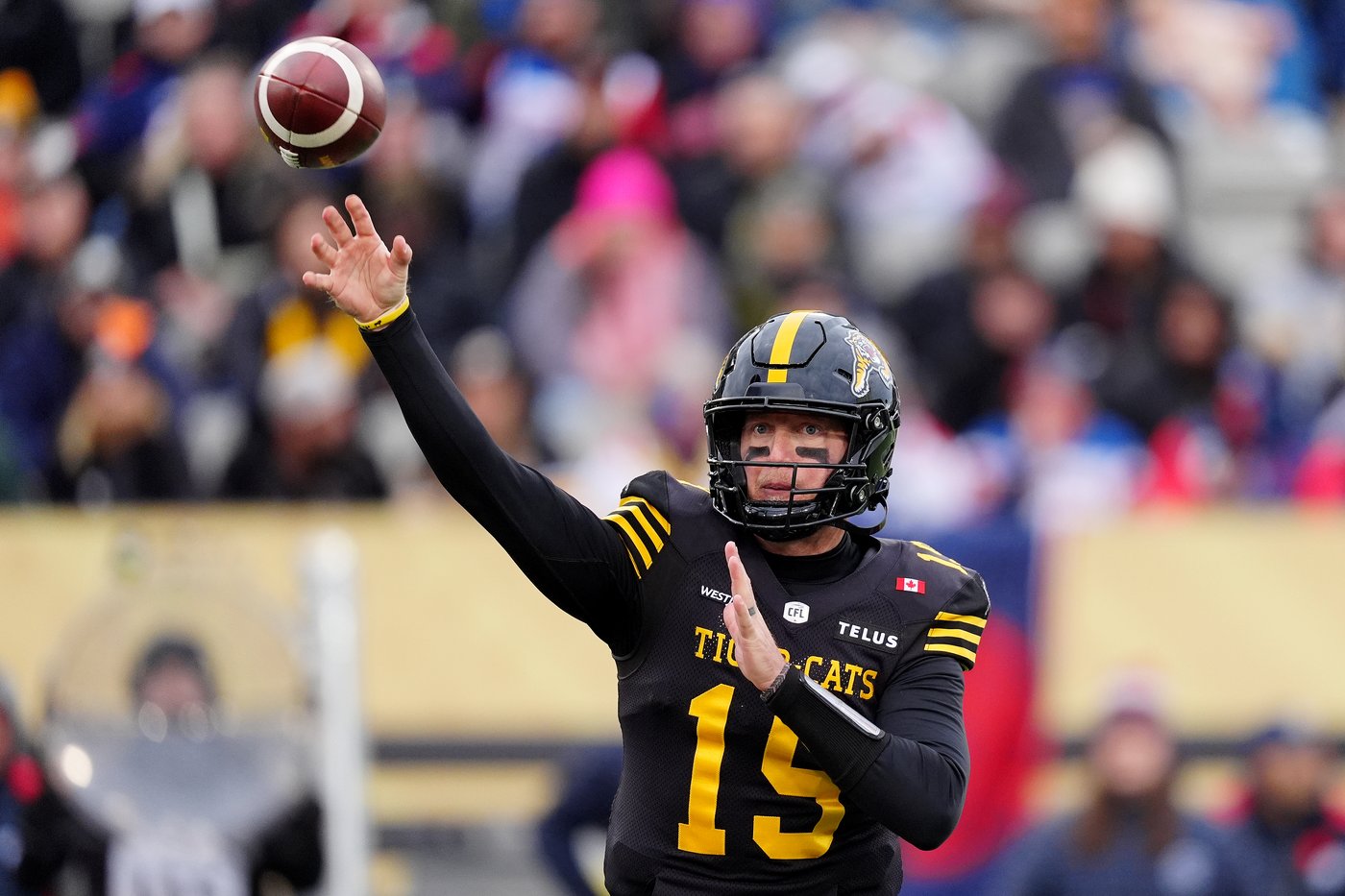‘A lot of responsibility’: QB Dolegala takes the reins as Ticats visit Roughriders