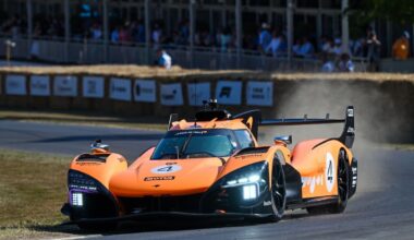 Lando Norris gives McLaren MCL-HY public debut at Goodwood