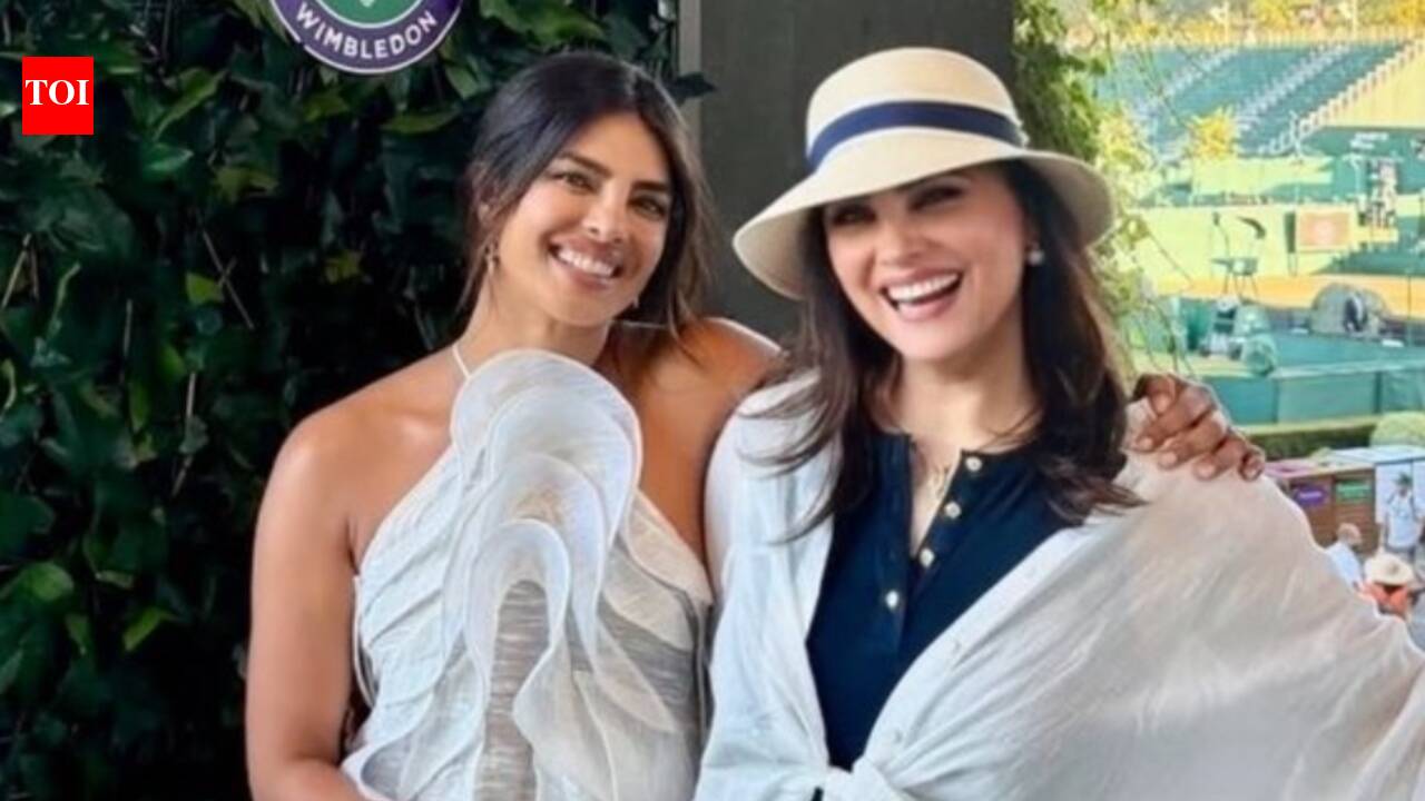 '26 years later...': Priyanka Chopra attends Wimbledon semi-final, shares warm reunion moments with 'Andaaz' co-star Lara Dutta | Hindi Movie News