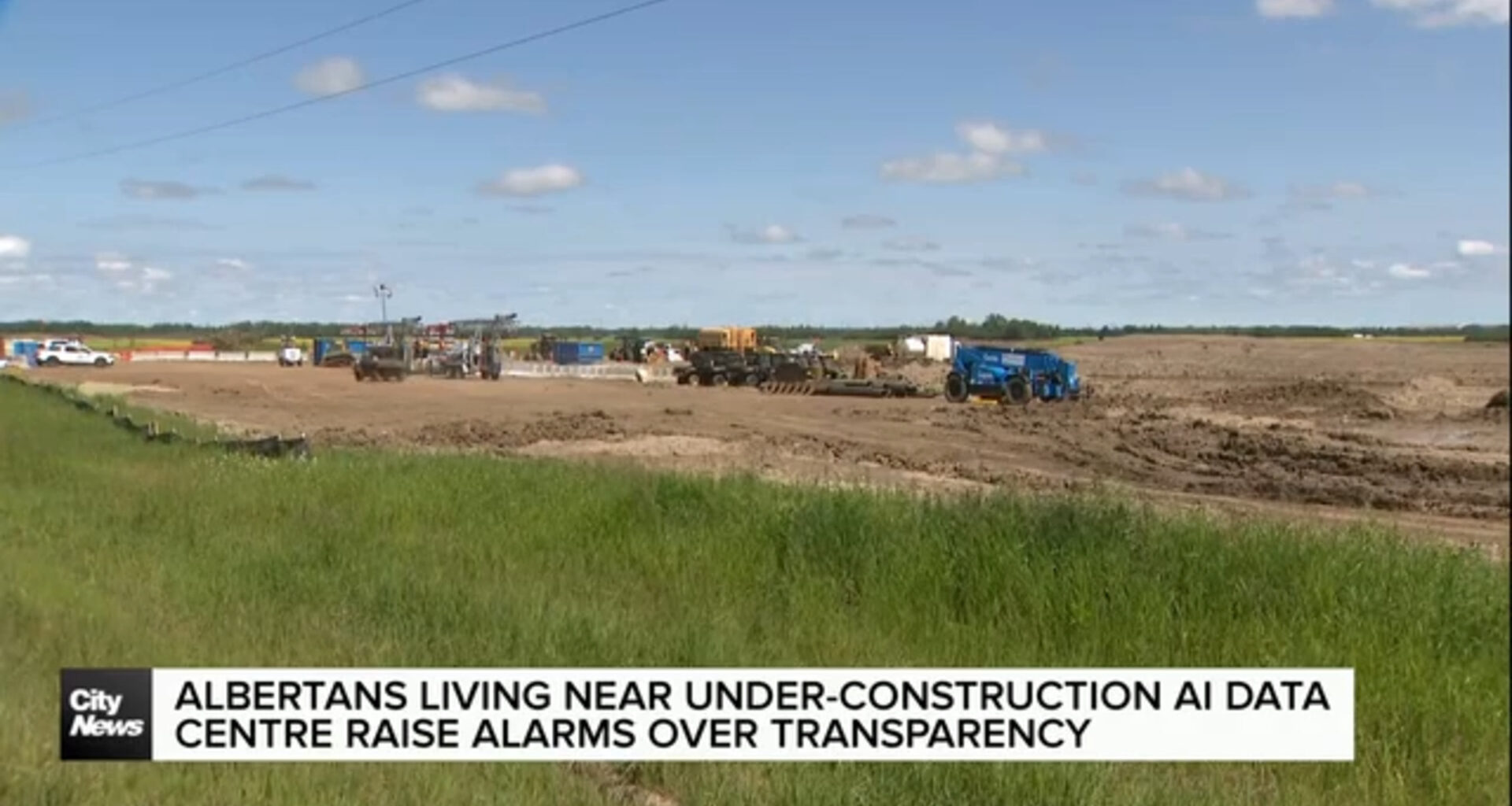 Albertans living near under-construction data centre raise alarms over health impacts, transparency