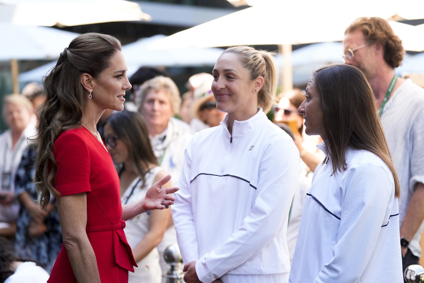 Princess Kate lauds Dabrowski for returning to Wimbledon final after cancer treatment
