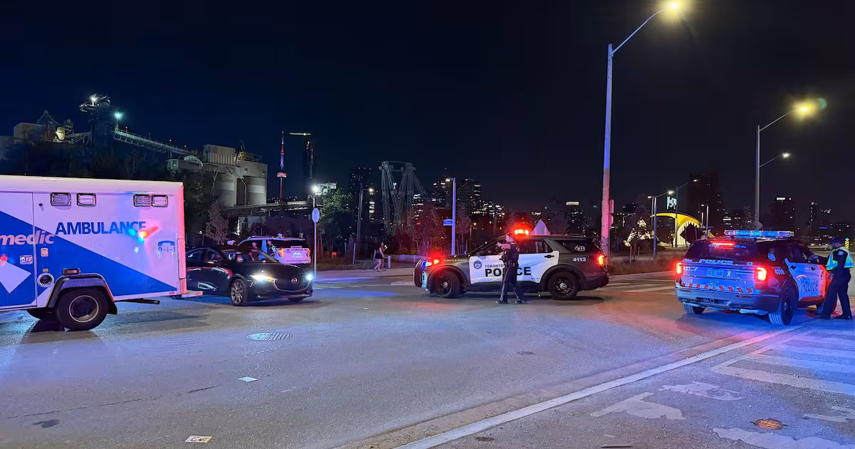 Several injured after exchange of gunfire, stolen rideshare vehicle crashes near Toronto waterfront - CTV News