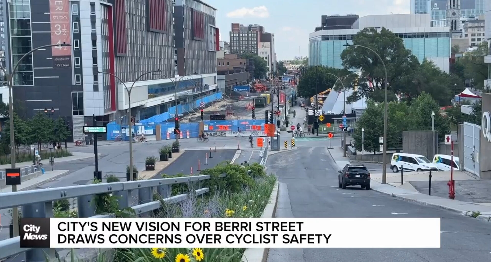 Montreal reviews Berri Street bike path plan amid safety concerns