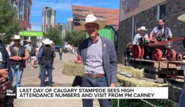 Last day of Calgary Stampede sees visit from PM Carney