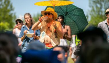 First-aid volunteers treat folk fest attendees suffering from heat – Winnipeg Free Press