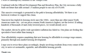 Patrick Condon: Serious Concerns with Vancouver’s Villages Plan (Public Hearing July 14)