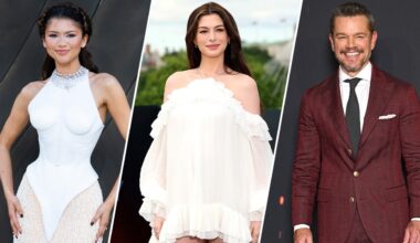 Zendaya and Anne Hathaway dazzle on 'The Odyssey' press tour red carpet