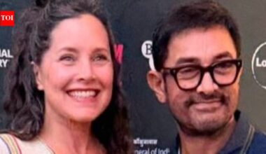 Rachel Shelley: Aamir Khan reunites with 'Lagaan' co-star Rachel Shelley in London after 25 years- check post | Hindi Movie News