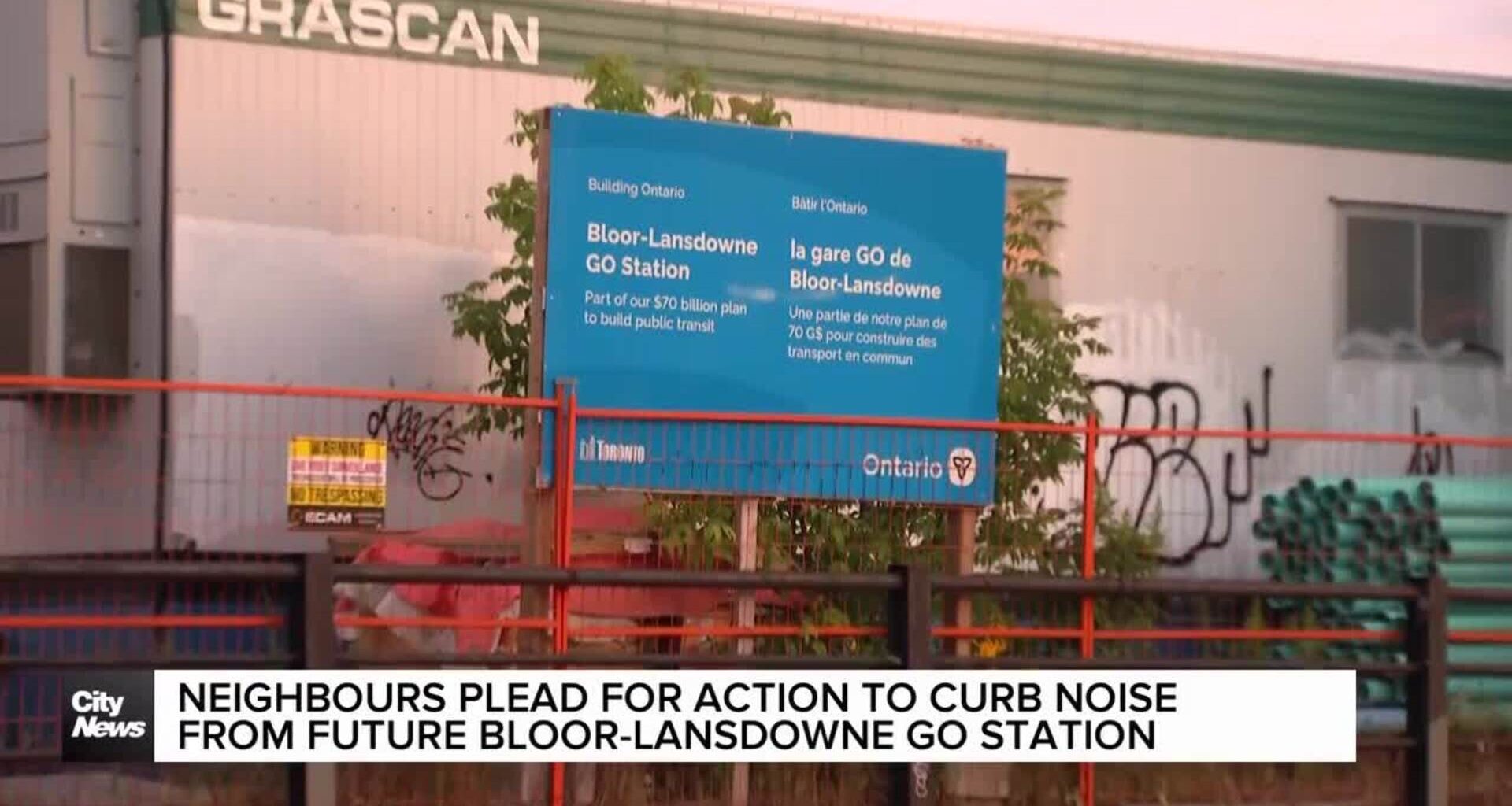 West-end Toronto residents frustrated with Metrolinx over noise