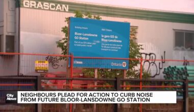 West-end Toronto residents frustrated with Metrolinx over noise