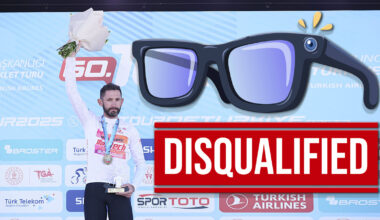 Tour de France video recording rules disqualified willie smit camera glasses