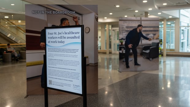 St. Joseph's Healthcare Hamilton exhibit highlights abuse, violence faced by hospital staff