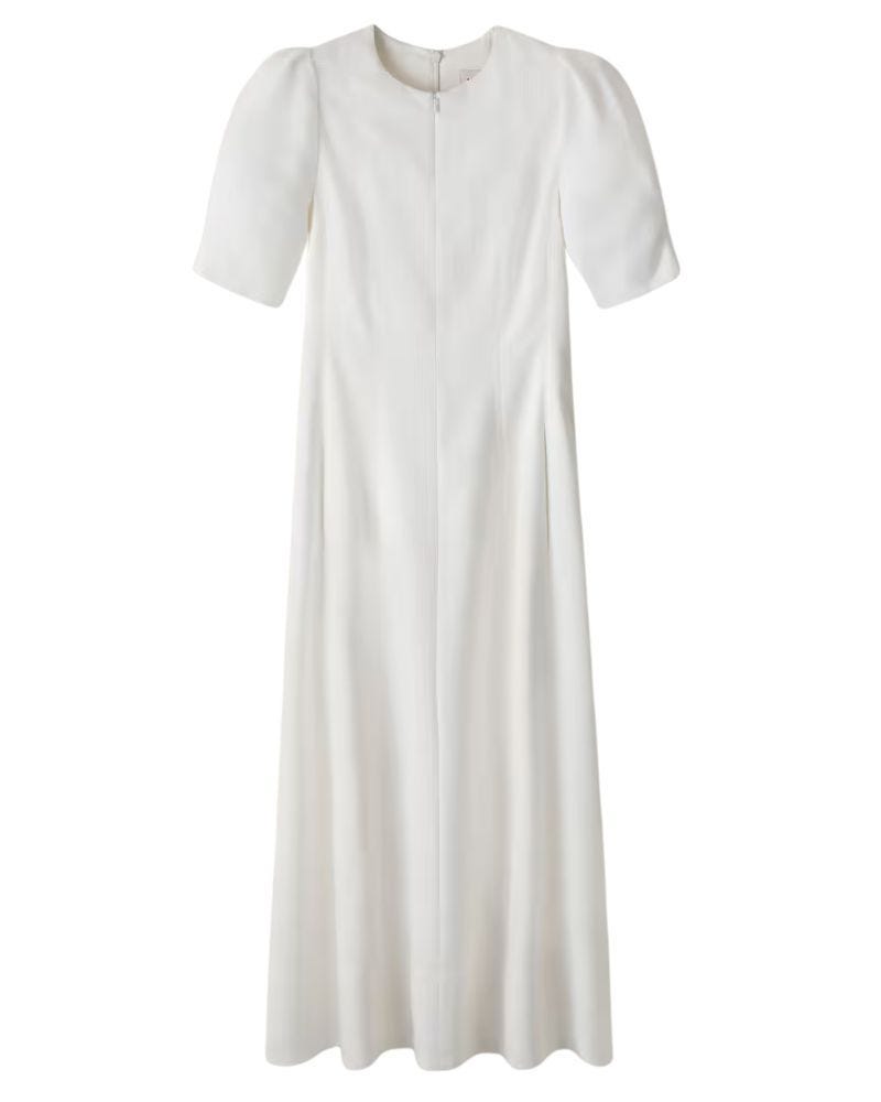 Fit + Flare Maxi Dress Textured Weave