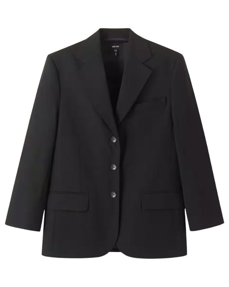 Icon Oversized Blazer in Black