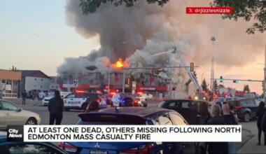 At least one dead, others missing after north Edmonton mass casualty fire