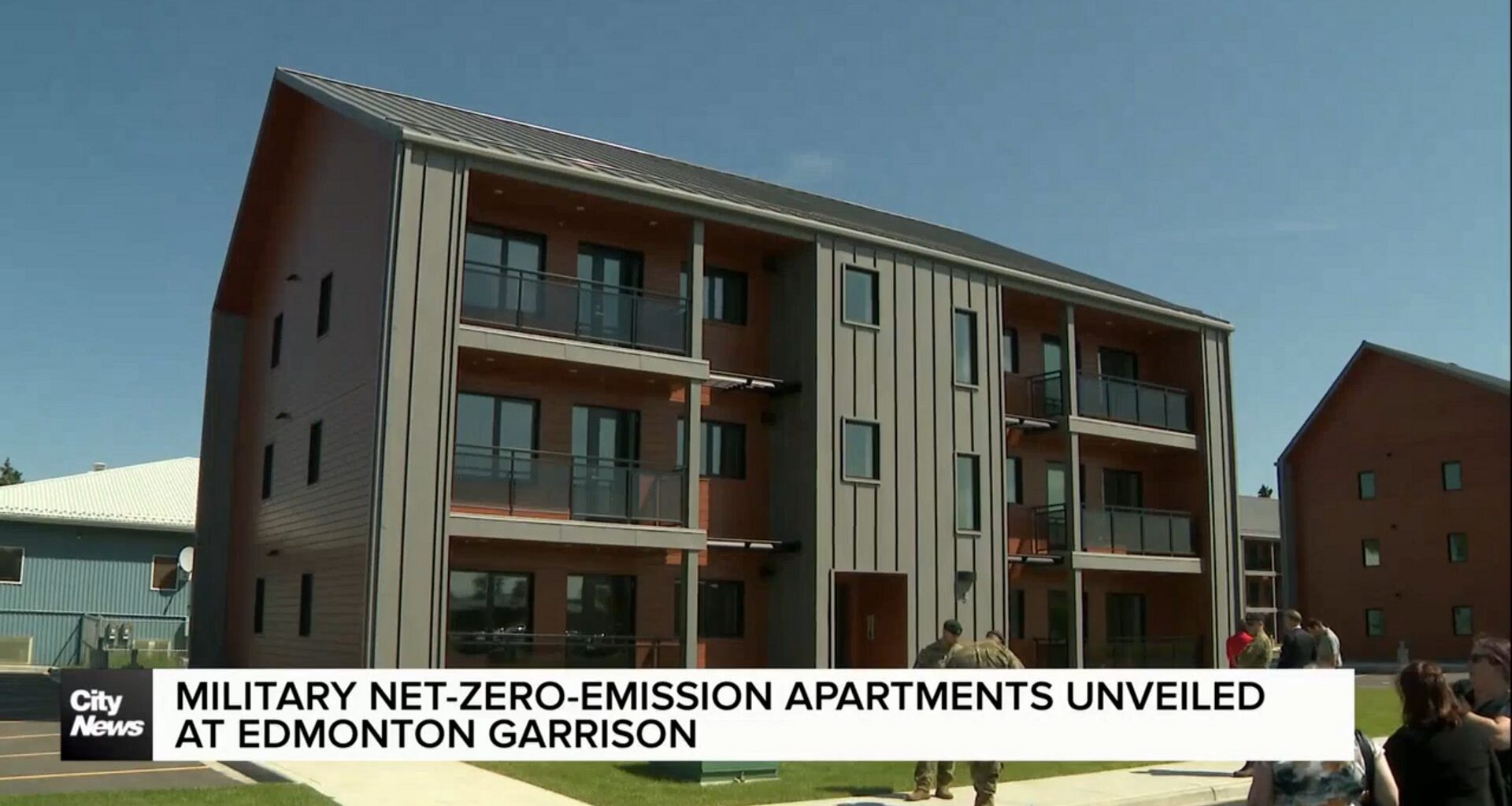 Military net-zero-emission-ready apartments unveiled in Edmonton Garrison