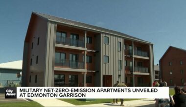Military net-zero-emission-ready apartments unveiled in Edmonton Garrison