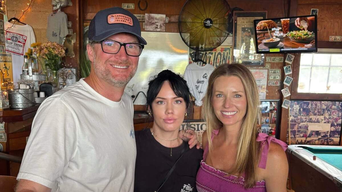 NASCAR’s Dale Earnhardt Jr. at Beaufort bar Fillin’ Station
