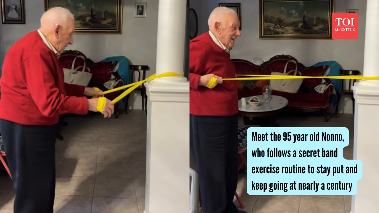 Nonno Exercise Routine: Meet the 95 year old Nonno, who follows a secret band exercise routine to stay put and keep going at nearly a century