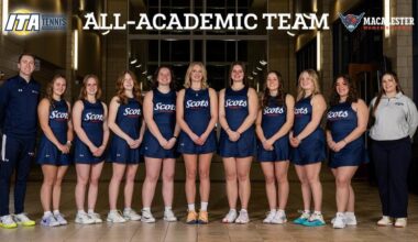 Women’s Tennis: Macalester Named ITA All-Academic Team; All Nine Scots Earn Scholar-Athlete Honors