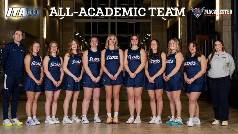 Women’s Tennis: Macalester Named ITA All-Academic Team; All Nine Scots Earn Scholar-Athlete Honors