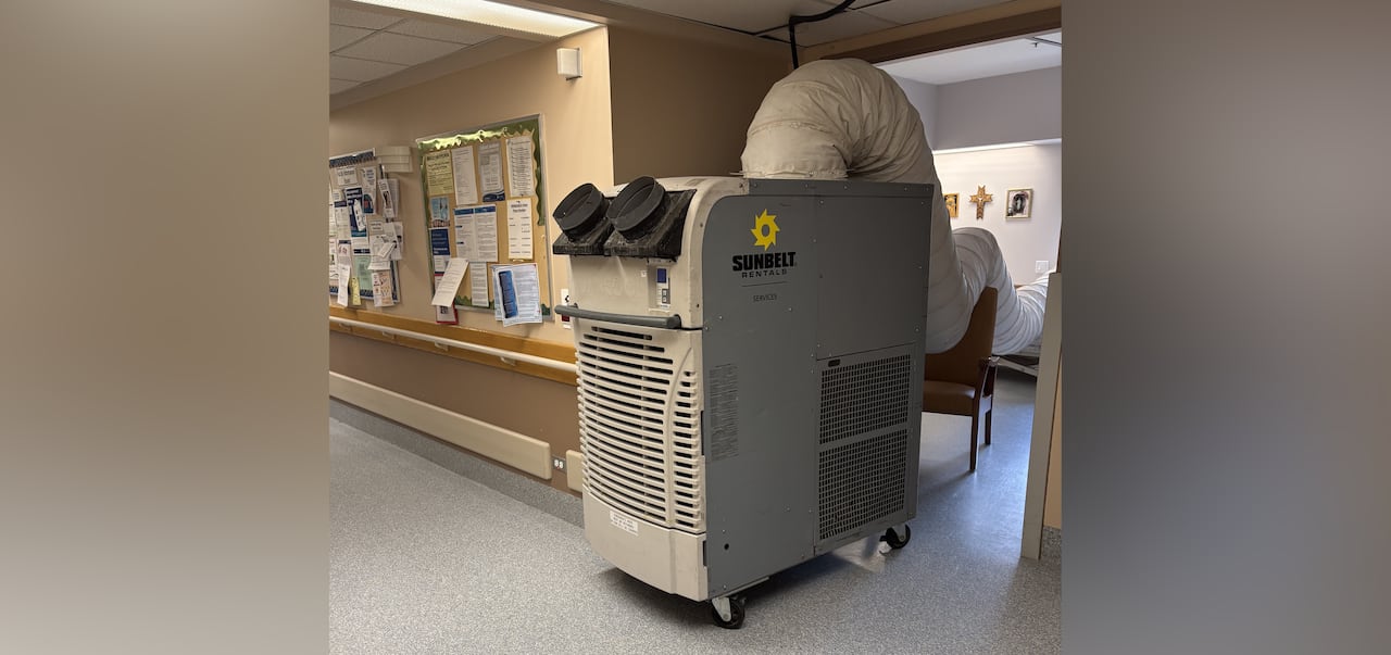 A large industrial air conditioner